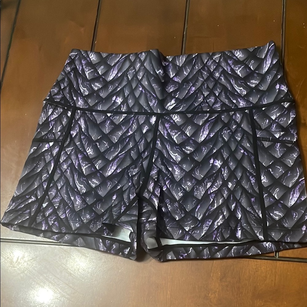 Constantly Varied Gear 

Stylish Black and Purple Women's Shorts